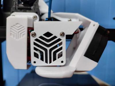 Creality CR-6 SE 40mm hotend cover with logo