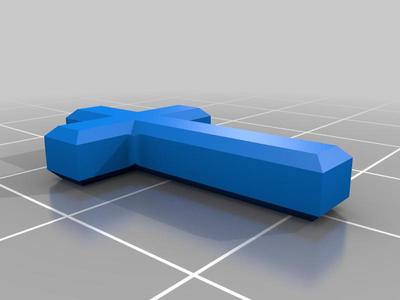 Beveled Cross, no hole