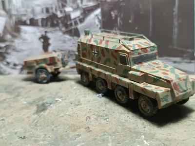 "BALLISTIK-MESSHFARZEUG"  auf  SdKfz 231