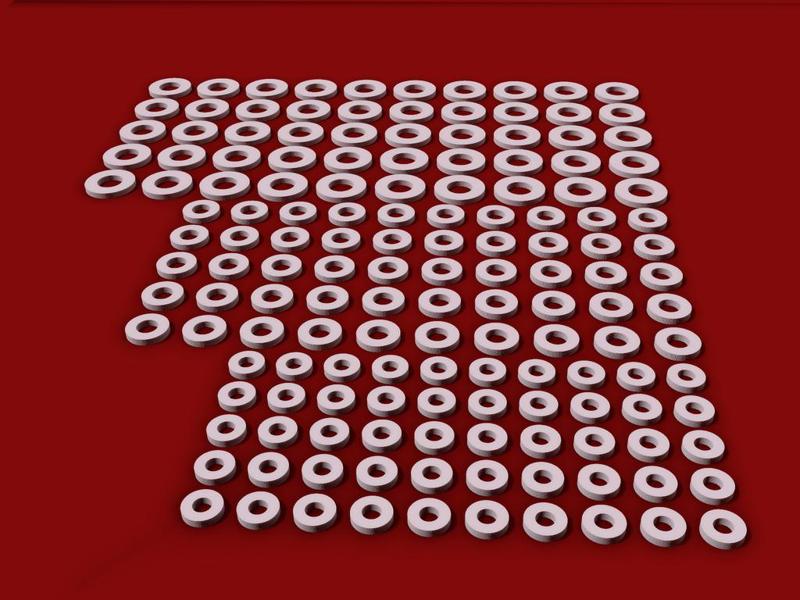 Non Metal Washers for Electronics three sets of 50: fits m1.5-m2, m2.2-m3, m4