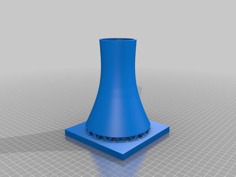 Duva powerstation Cooling tower 