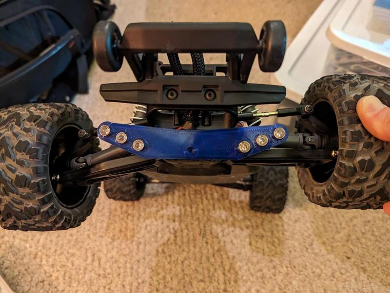 Rear LED light mount for Traxxas Rustler 4x4