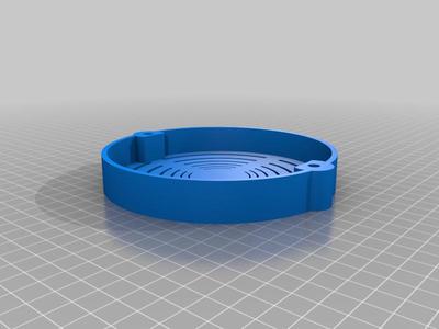 Circular wall or ceiling vent cover