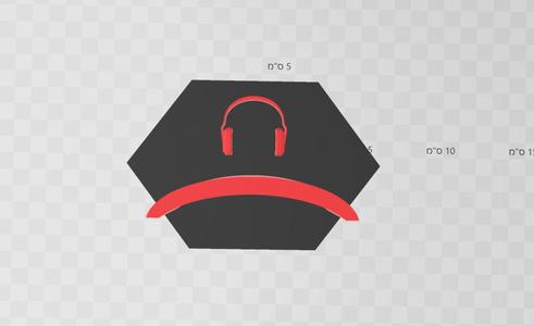 Headphone holder {Pay attention to the settings in the picture}