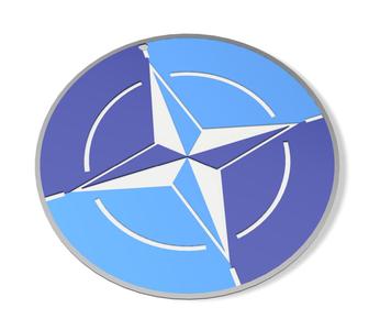 NATO emblem keychain