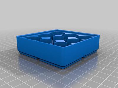 Gridfinity 9x C Battery Holder