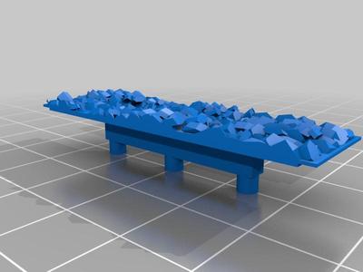 Minitrix Schotterwaggon, Schotter- bzw. Kohleeinsatz