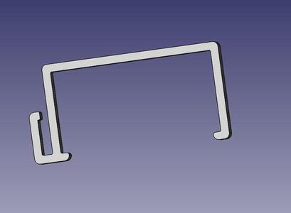 RGB LED strip holder