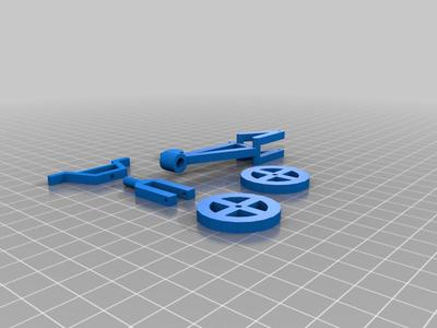 BMX finger (wheels hold on toothpicks)