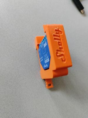 DIN-rail holder for Shelly 1 Plus smart switch