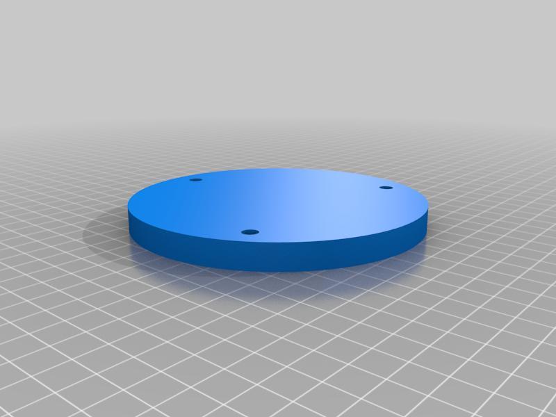 ROUND COVER CAP SCALABLE 3 HOLES