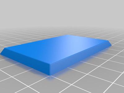 Rectangular base 40x60mm