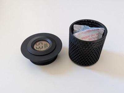 Hygrometer and Desiccant Holder