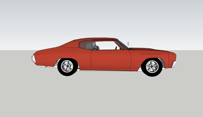 Lego Chevelle 1:21 Scale