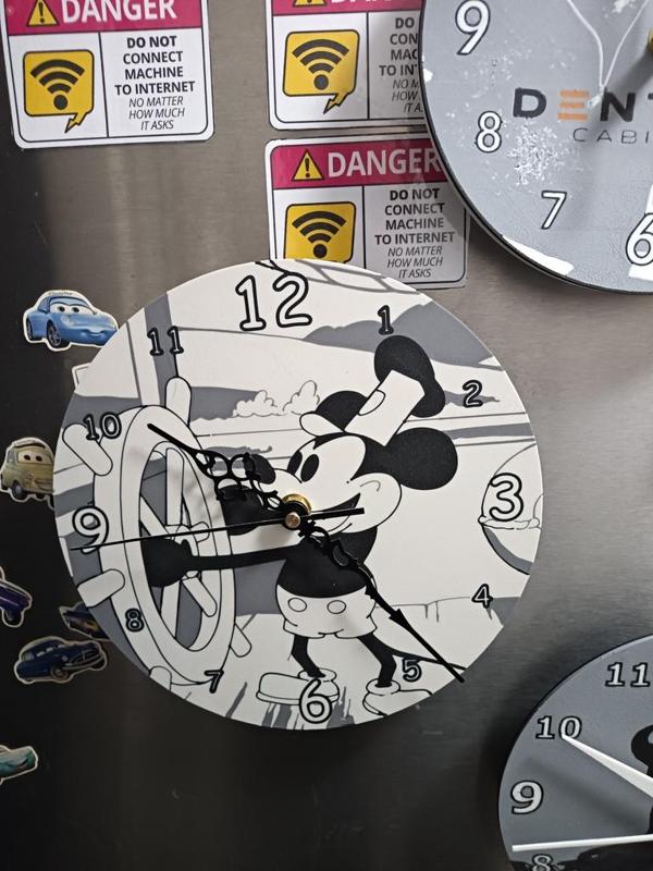 Steamboat Willie Clock