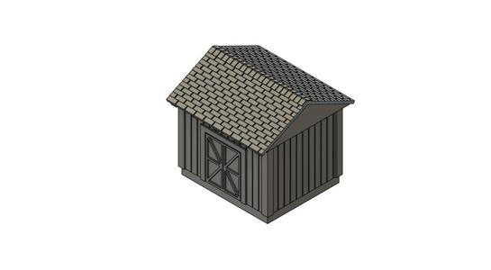 HO Scale Storage Shed