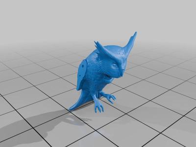 Owl in part become 3x bigger