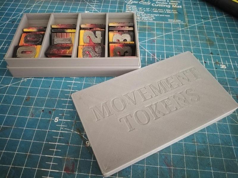 World of Tanks miniatures movement token box