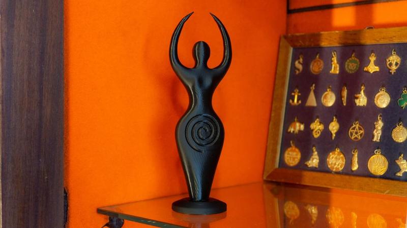 Spiral Goddess Statue