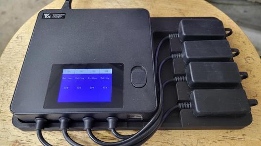 Mounting Plate for Hanatora (or clone) LCD Simultaneous Charger with Storage Charge for DJI Mini 3, 3 Pro, 4 Pro Battery