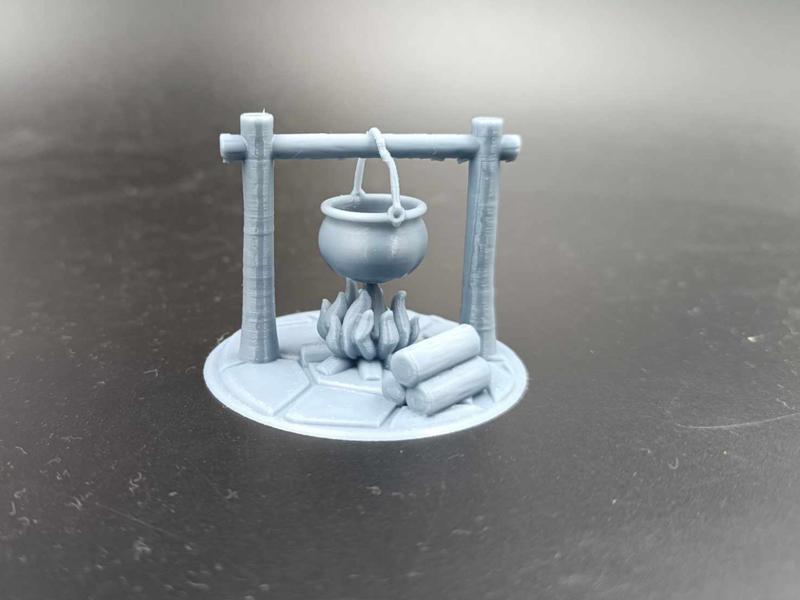 DnD Accessories Terrain - Campfire Scenery