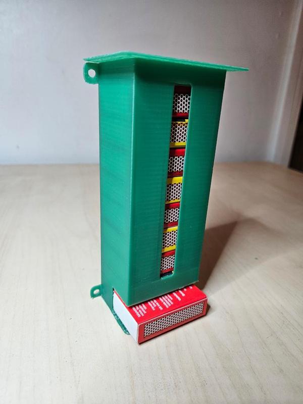 Matchstick box dispenser