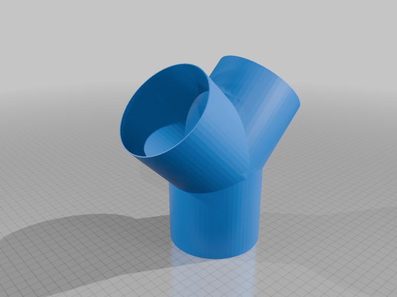 4" Air Duct Y Splitter Adapter