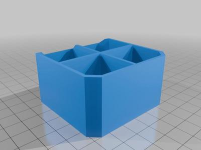 Divider for tool organizer, 2 compartments, corner