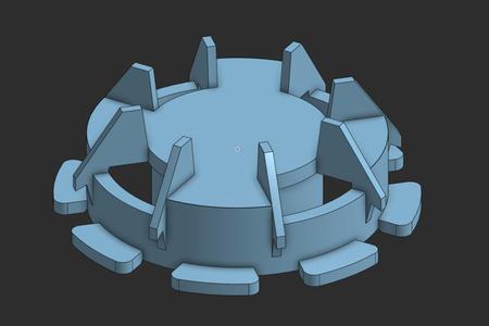 Scott Paper Towel Dispenser roll adapter