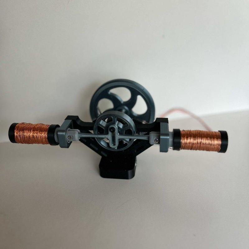 Working Solenoid Engine Electric| Twin Cylinder