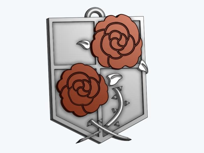 Attack on Titan Garrison Regiment Key chain