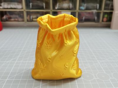 Money Bag Pen Holder (no supports)