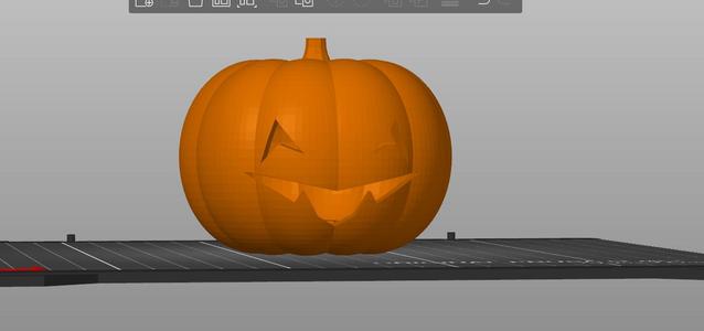 Happy Pumpkin Jack-o'-lantern