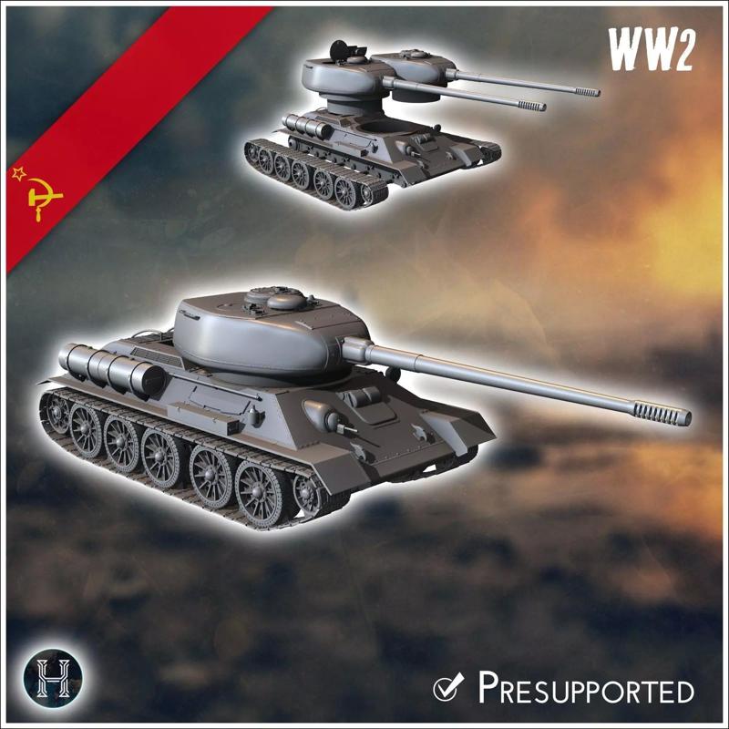 T-34-100 tank destroyer - Soviet army WW2 Second World East fron