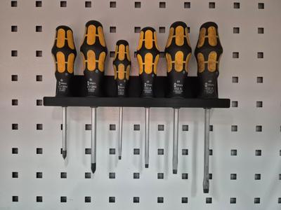 Wera Screwdriver Holder Garant Perforated Panel