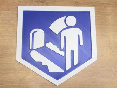 Call of Duty Zombie Perk-a-cola Quick Revive plate