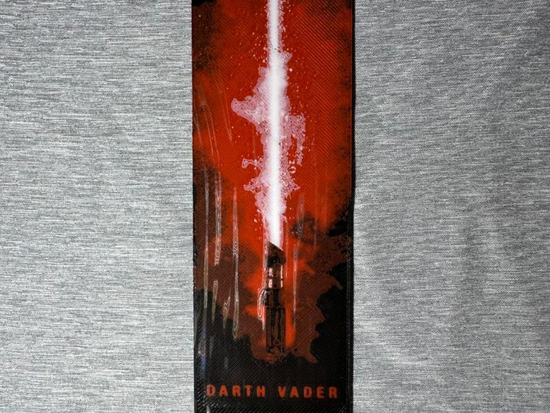 Darth Vader Light Saber Bookmark - Flatforge
