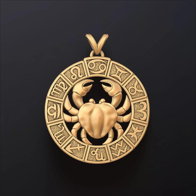 Horoscope Cancer Pendant v2