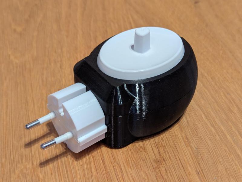 Yet Another Oral-B Charger Holder (EU plug)