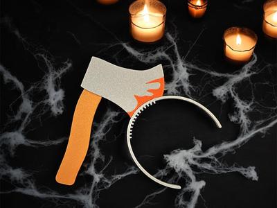 Bloody Axe Headband - Halloween