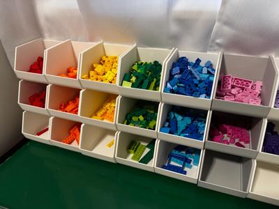 Building Brick Organizer bins 