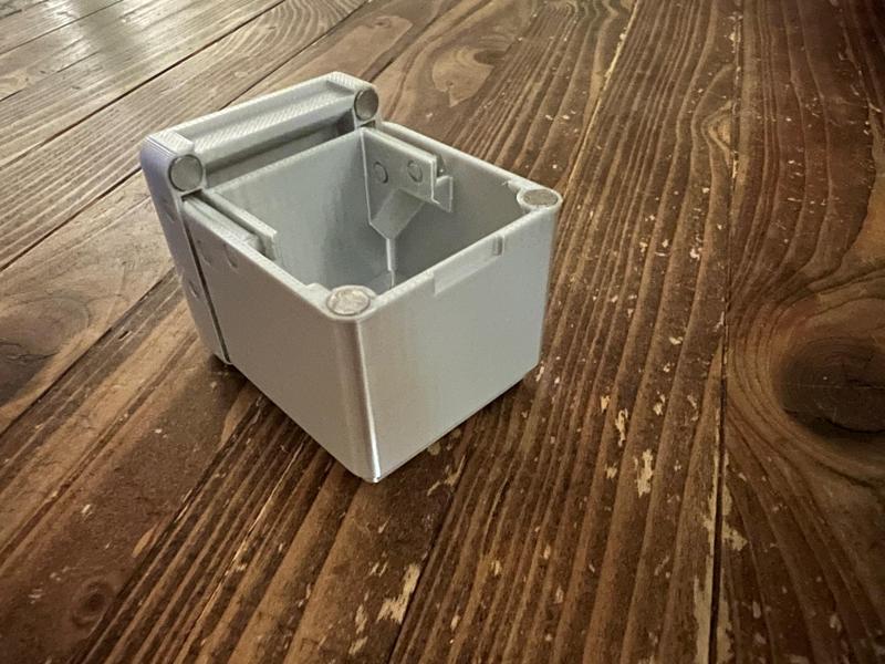 Gridfinity Container With Magnetic Lid (Print in place)