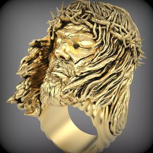 Jesus head ring