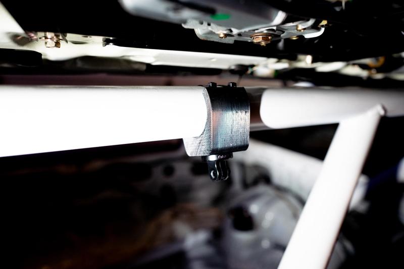 Rollbar Accessory Mount 1.75" (snap-fit + zip-tie secured)
