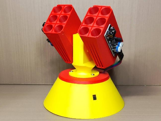 Anti-aircraft Pen Holder (CyberBrick Modded Version)