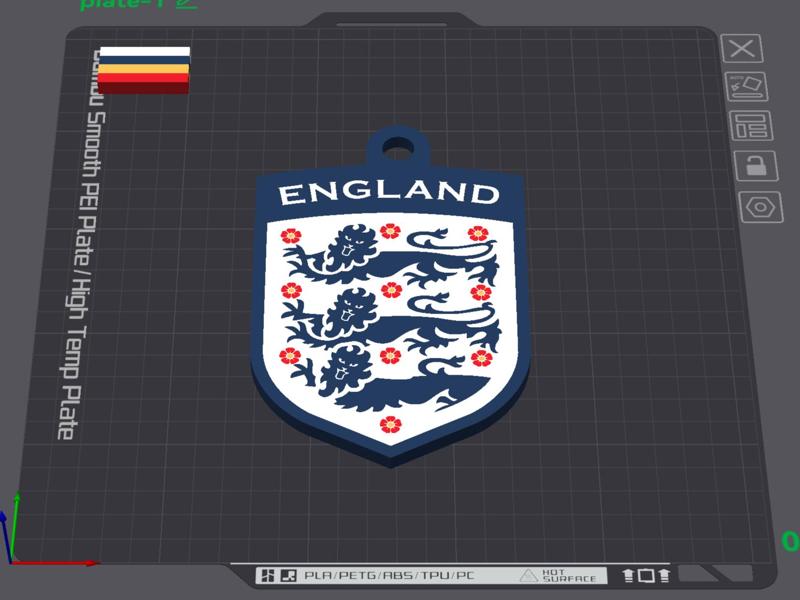 ENGLAND KEYCHAIN
