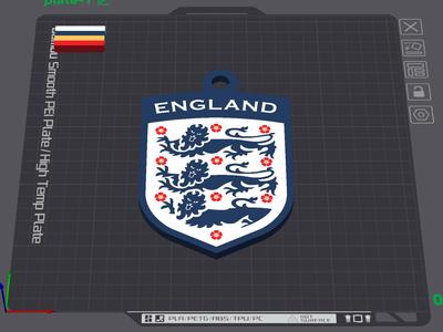 ENGLAND KEYCHAIN