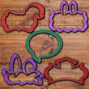Frame cookie cutter set