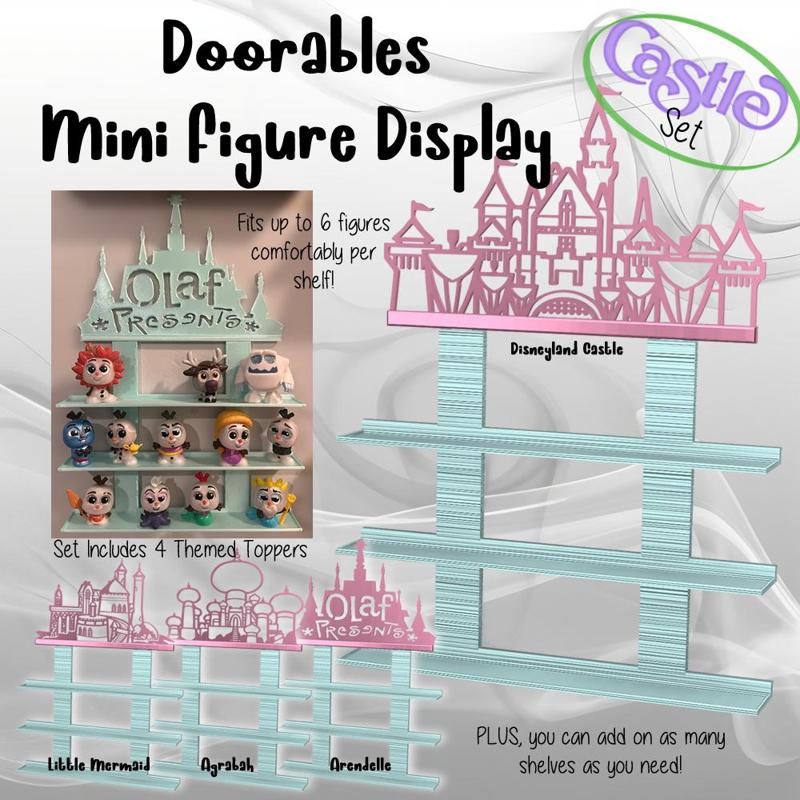 Disney Doorables Mini Figures Display Castle Set