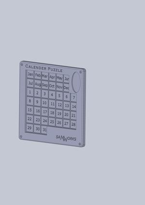 Calender puzzle